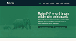 Desktop Screenshot of php-fig.org